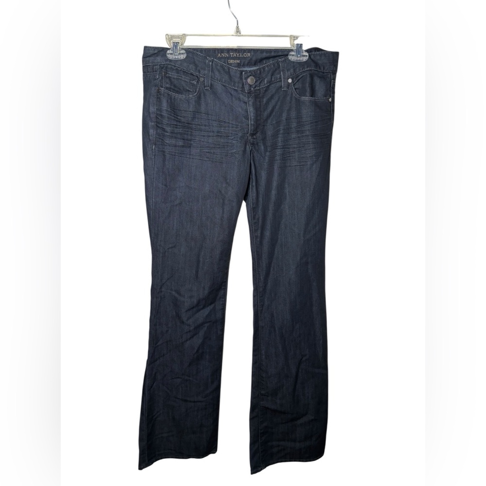 Ann Taylor Modern Boot Women's Dark Blue Jeans Size 10